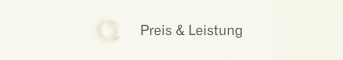 Preis & Leistung